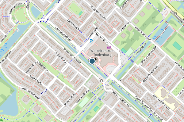Politie-melding op Markenburg, Hoofddorp op 27 juli, kaart-overzicht