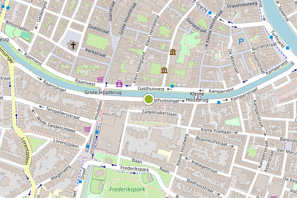 Ambulance-melding op Gasthuissingel, Haarlem op 28 juli, kaart-overzicht