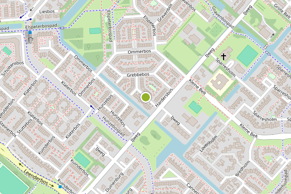 Ambulance-melding op Hardersbos, Hoofddorp op 28 juli, kaart-overzicht