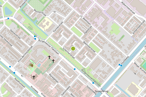 Ambulance-melding op Berkmeerstraat, Hoofddorp op 30 juli, kaart-overzicht
