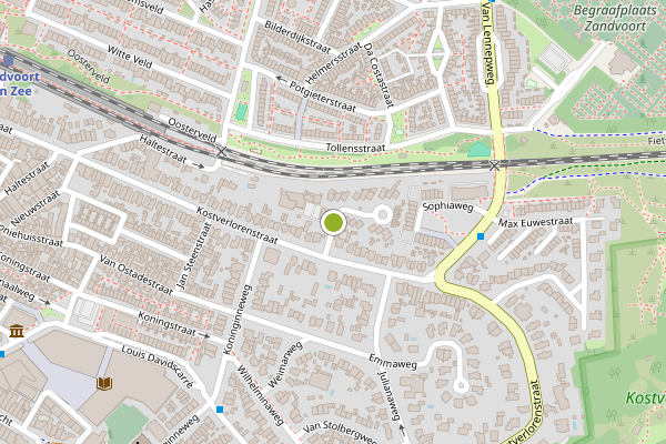 Ambulance-melding op Beatrixplantsoen, Zandvoort op 31 juli, kaart-overzicht