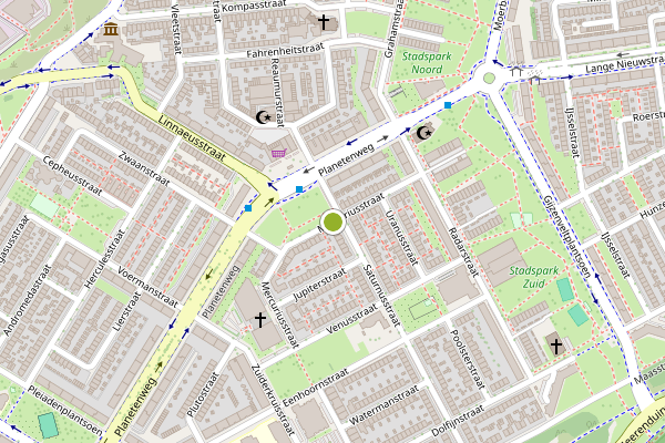 Ambulance-melding op Mercuriusstraat, IJmuiden op 1 augustus, kaart-overzicht
