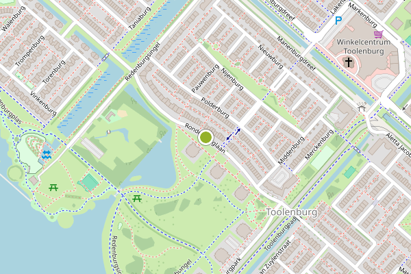Ambulance-melding op Rondenburglaan, Hoofddorp op 1 augustus, kaart-overzicht
