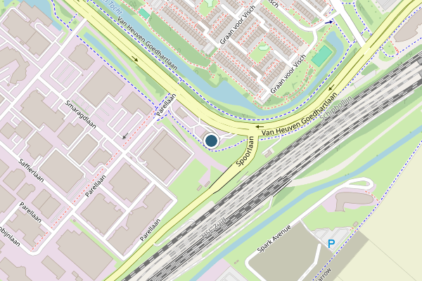 Politie-melding op Goedhartlaan, Hoofddorp op 2 augustus, kaart-overzicht