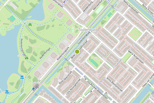 Ambulance-melding op Belle van Zuylenstraat, Hoofddorp op 2 augustus, kaart-overzicht