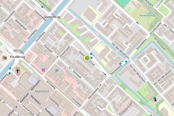 Ambulance-melding op Nijverheidsstraat, Hoofddorp op 2 augustus, kaart-overzicht