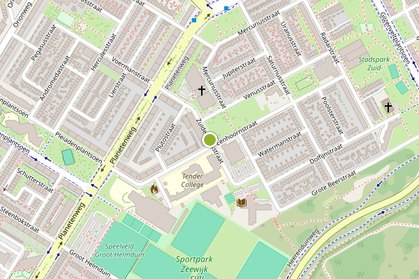 Ambulance-melding op Zuiderkruisstraat, IJmuiden op 2 augustus, kaart-overzicht