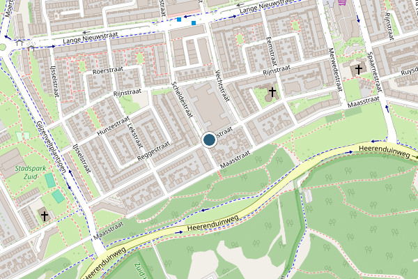 Politie-melding op Waalstraat, IJmuiden op 3 augustus, kaart-overzicht