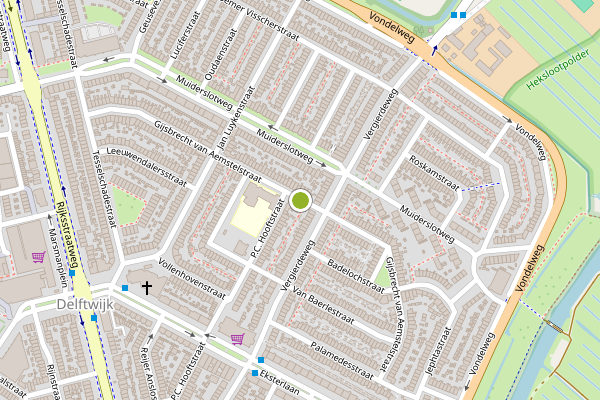 Ambulance-melding op Gijsbrecht van Aemstelstraat, Haarlem op 3 augustus, kaart-overzicht