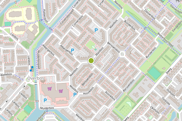 Ambulance-melding op Mastbos, Hoofddorp op 3 augustus, kaart-overzicht