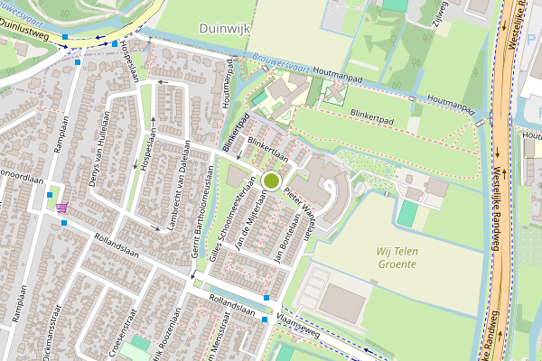 Ambulance-melding op Pieter Wantelaan, Haarlem op 4 augustus, kaart-overzicht