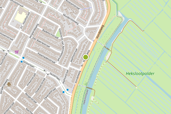 Ambulance-melding op Vondelweg, Haarlem op 4 augustus, kaart-overzicht