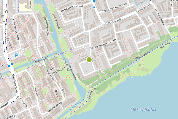 Ambulance-melding op Florence Nightingalestraat, Haarlem op 5 augustus, kaart-overzicht