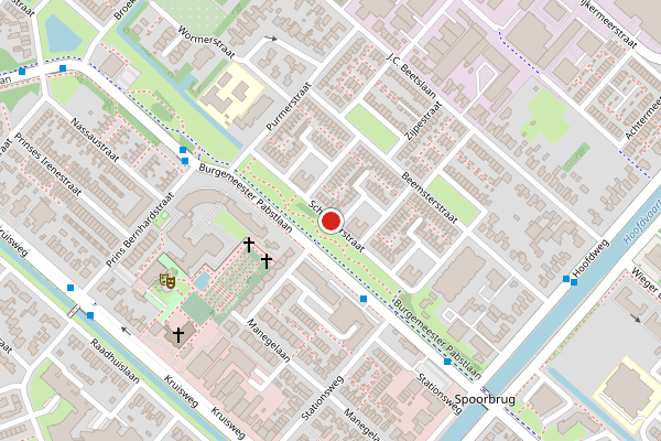 Brandweer-melding op Schermerstraat, Hoofddorp op 5 augustus, kaart-overzicht