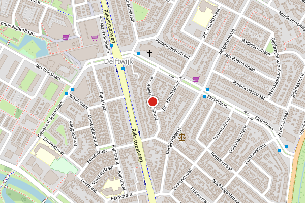 Brandweer-melding op Reijer Anslostraat, Haarlem op 6 augustus, kaart-overzicht