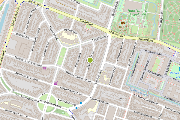 Ambulance-melding op Jelgersmastraat, Haarlem op 7 augustus, kaart-overzicht