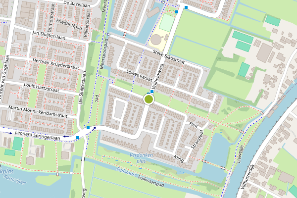 Ambulance-melding op Vrijheidsweg, Haarlem op 7 augustus, kaart-overzicht
