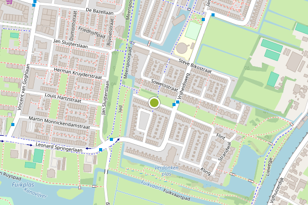 Ambulance-melding op Salvador Allendestraat, Haarlem op 28 mei, kaart-overzicht