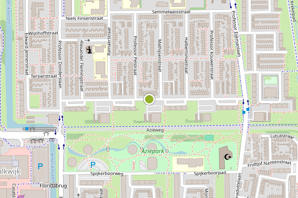 Ambulance-melding op Robert Kochlaan, Haarlem op 28 mei, kaart-overzicht