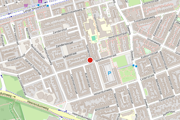 Brandweer-melding op Tuindersstraat, IJmuiden op 28 mei, kaart-overzicht
