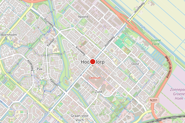 Brandweer-melding op Burgemeester van Stamplein, Hoofddorp op 28 mei, kaart-overzicht