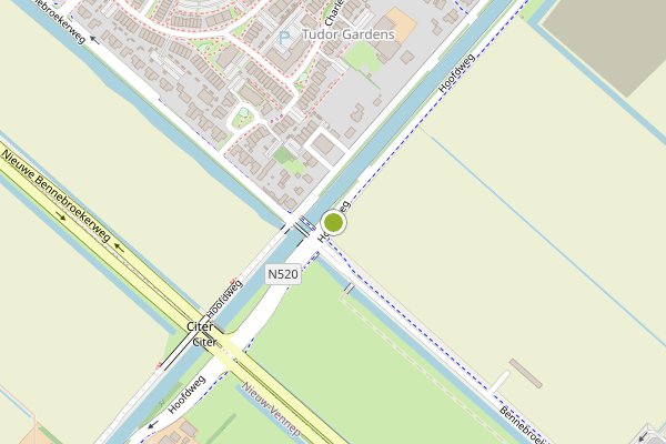 Ambulance-melding op Hoofdweg, Hoofddorp op 28 mei, kaart-overzicht