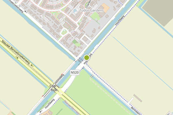 Ambulance-melding op Hoofdweg, Hoofddorp op 28 mei, kaart-overzicht