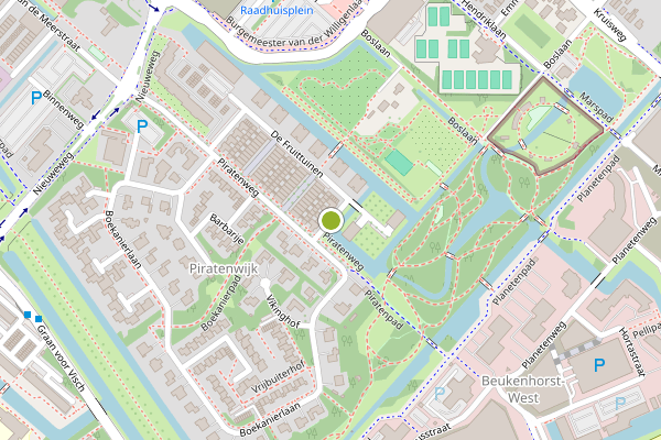 Ambulance-melding op De Fruittuinen, Hoofddorp op 28 mei, kaart-overzicht