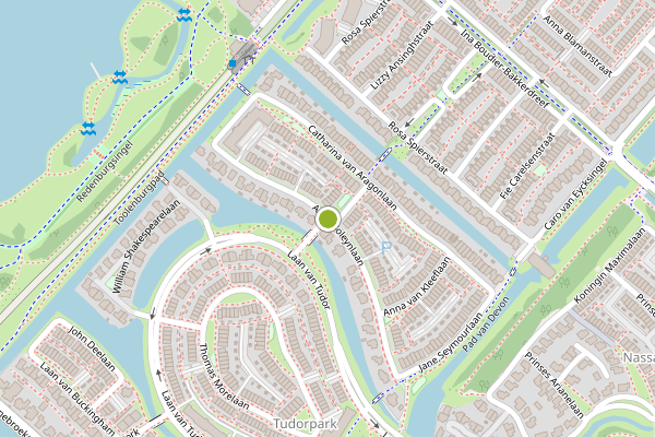 Ambulance-melding op Anna Boleynlaan, Hoofddorp op 27 mei, kaart-overzicht