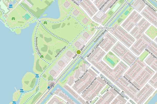 Ambulance-melding op Ridderburgpark, Hoofddorp op 27 mei, kaart-overzicht
