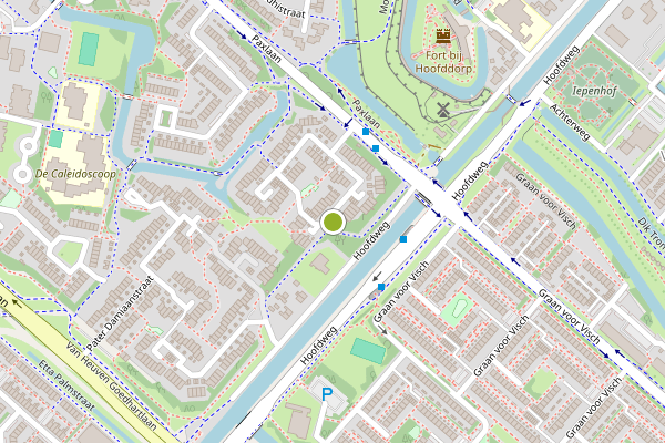 Ambulance-melding op Wallenbergstraat, Hoofddorp op 27 mei, kaart-overzicht