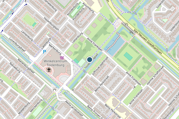 Politie-melding op Toolenburgpad, Hoofddorp op 27 mei, kaart-overzicht