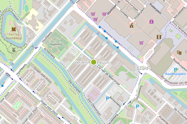 Ambulance-melding op Cor van de Meerstraat, Hoofddorp op 29 mei, kaart-overzicht