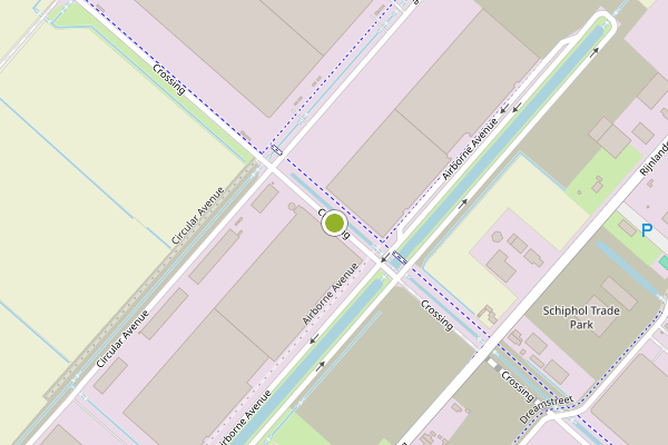 Ambulance-melding op Crossing, Hoofddorp op 31 mei, kaart-overzicht