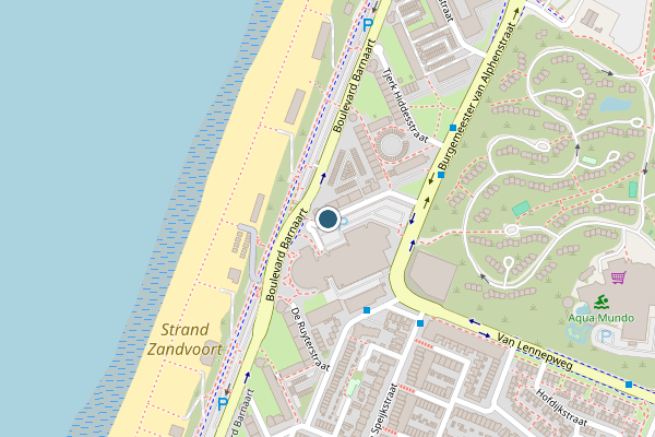 Politie-melding op Trompstraat, Zandvoort op 2 juni, kaart-overzicht