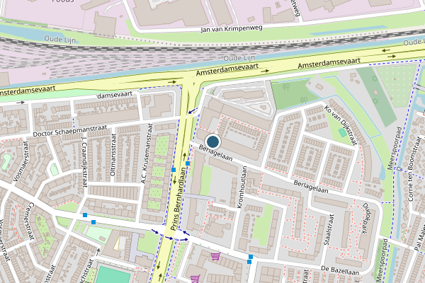 Politie-melding op Nico Andriessenstraat, Haarlem op 2 juni, kaart-overzicht