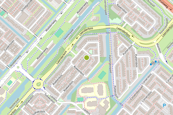Ambulance-melding op Roekenbos, Hoofddorp op 2 juni, kaart-overzicht