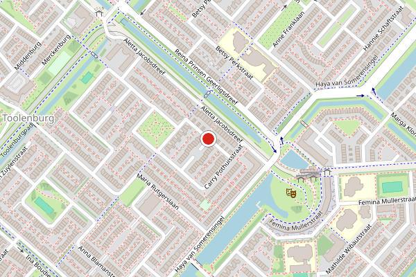 Brandweer-melding op Suze Groeneweghof, Hoofddorp op 3 juni, kaart-overzicht