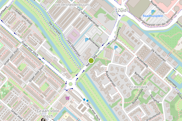 Ambulance-melding op Nieuweweg, Hoofddorp op 3 juni, kaart-overzicht