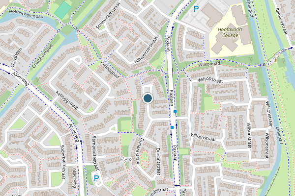 Politie-melding op Dunantstraat, Hoofddorp op 3 juni, kaart-overzicht