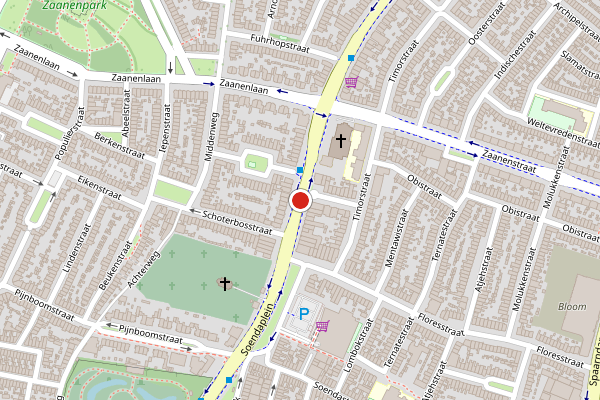 Brandweer-melding op Rijksstraatweg, Haarlem op 5 juni, kaart-overzicht