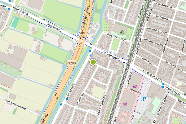 Ambulance-melding op Jan Evertsenstraat, Haarlem op 5 juni, kaart-overzicht