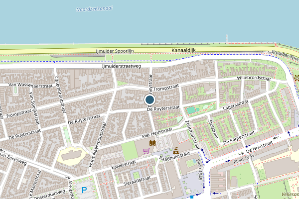 Politie-melding op De Lumeystraat, IJmuiden op 6 juni, kaart-overzicht