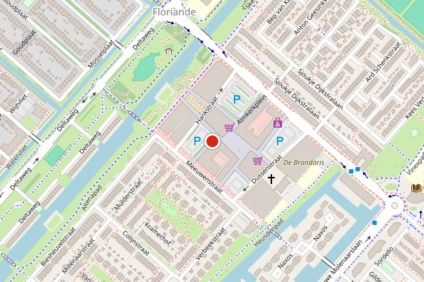 Brandweer-melding op Drongelenplein, Hoofddorp op 6 juni, kaart-overzicht