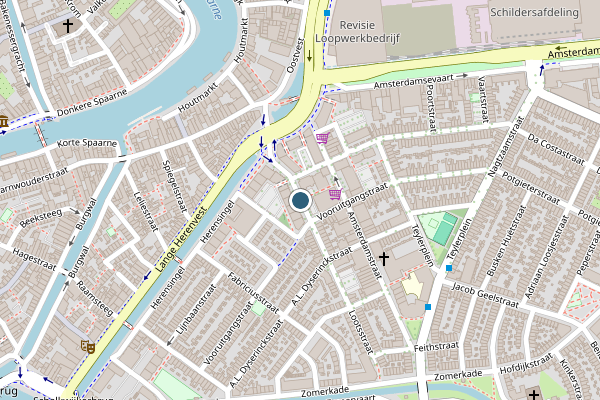 Politie-melding op Teylerstraat, Haarlem op 6 juni, kaart-overzicht