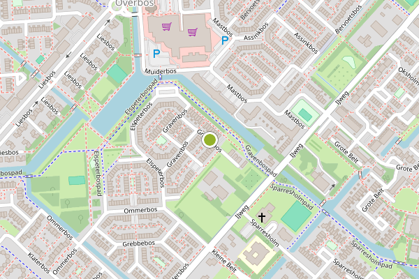 Ambulance-melding op Gravenbos, Hoofddorp op 7 juni, kaart-overzicht