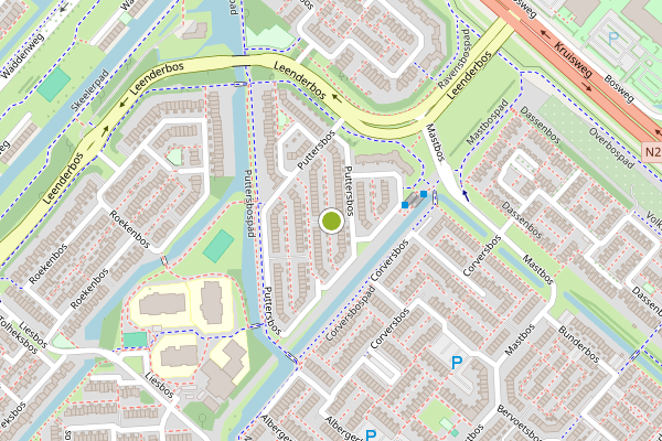 Ambulance-melding op Padenbos, Hoofddorp op 8 juni, kaart-overzicht