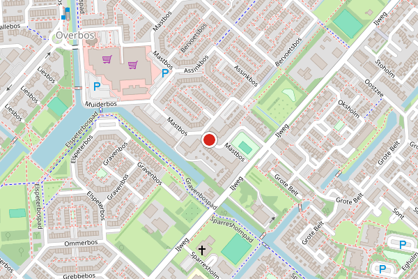 Brandweer-melding op Mastbos, Hoofddorp op 9 juni, kaart-overzicht