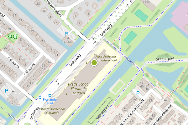 Ambulance-melding op Deltaweg, Hoofddorp op 9 juni, kaart-overzicht