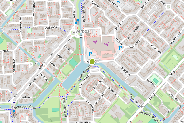 Ambulance-melding op Muiderbos, Hoofddorp op 10 juni, kaart-overzicht